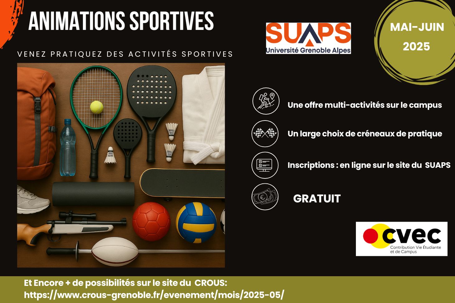 Affiche animations mai-juin