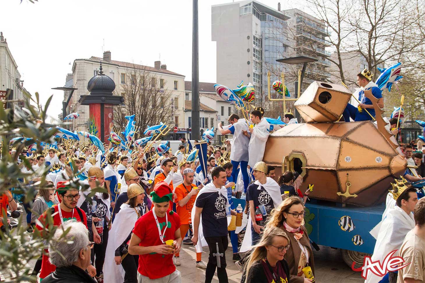 An event organized by the Valence students' association