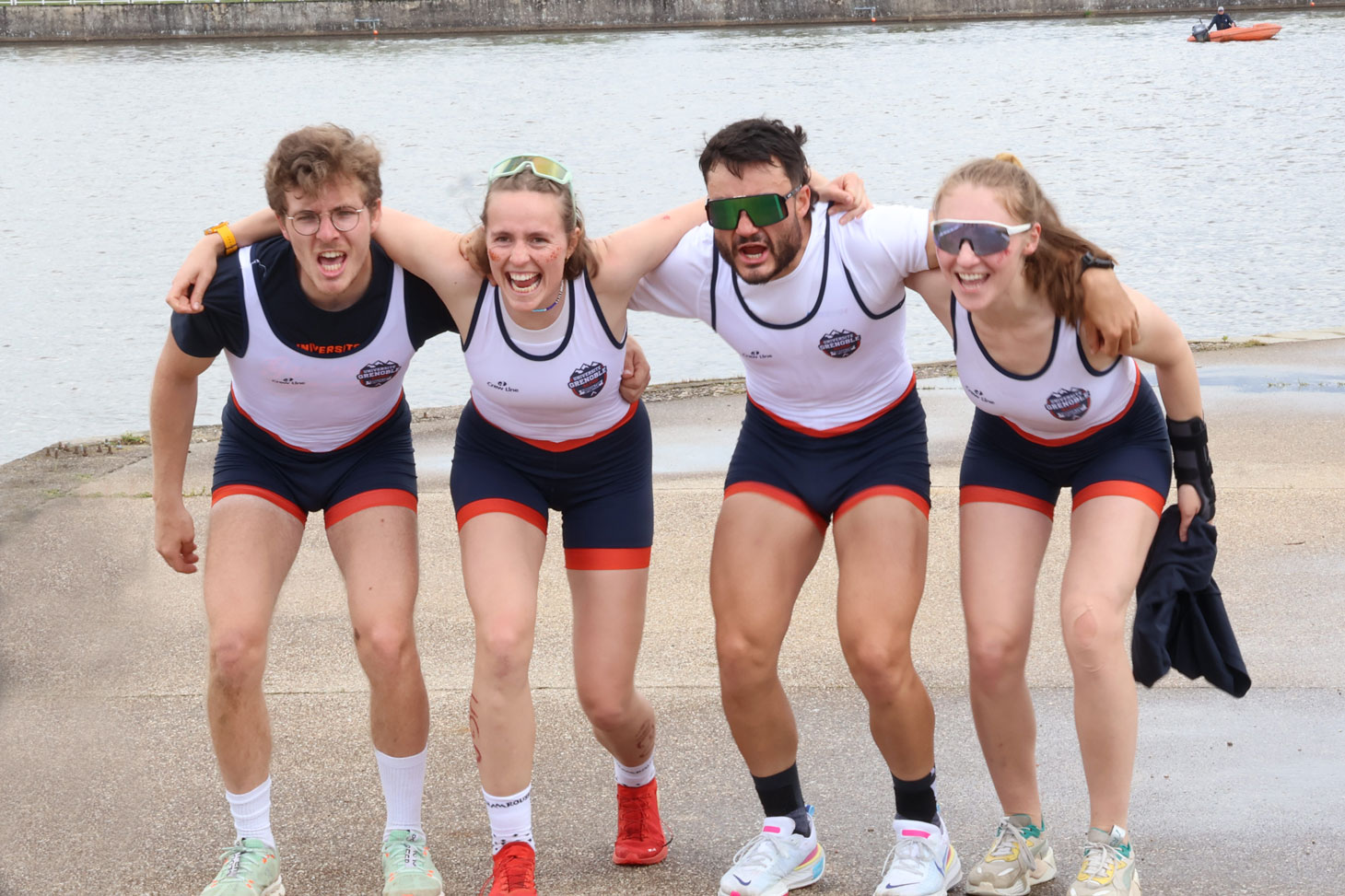 Lors du Challenge 2024 des associations sportives universitaires, les étudiants de l’AS UGA décrochent la 1re place en aviron